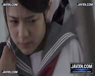 Shy Japanese Australian Teen Gets Fucked On The Public Bus (Decensored)